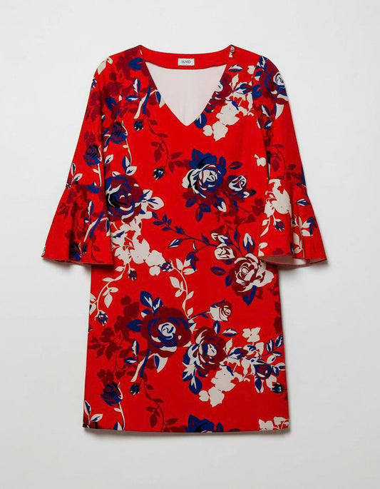 LIU JO Bloemen jurk maat 40 IT